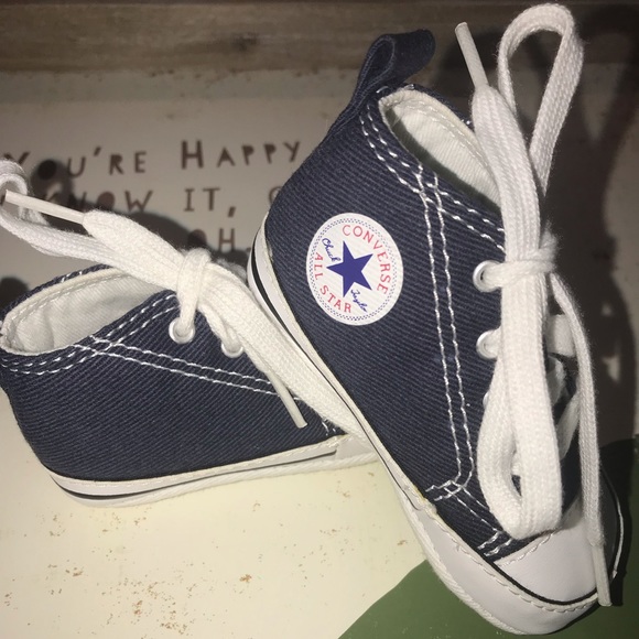 Converse Other - 💐 3/$25 Converse baby size 2 Navy